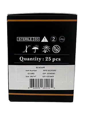 18G - Microcannulas  Box- 25pcs sets