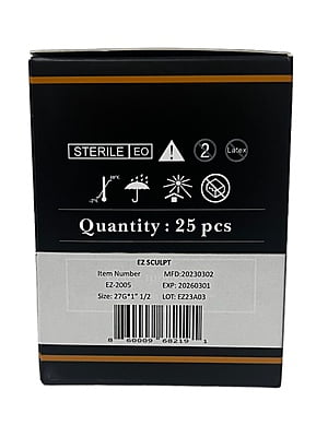 27G - Microcannulas  Box- 25pcs sets